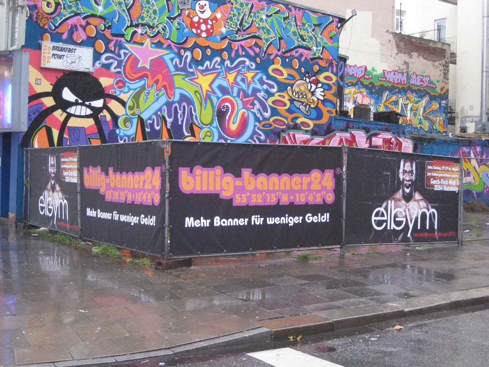Bauzaunbanner günstig kaufen | Billig-Banner24.de – Preiswert aus Hamburg