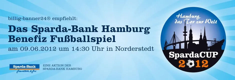 Das Sparda-Bank Hamburg Benefiz Fußballspiel am 09.06.2012 um 14:30 in Norderstedt