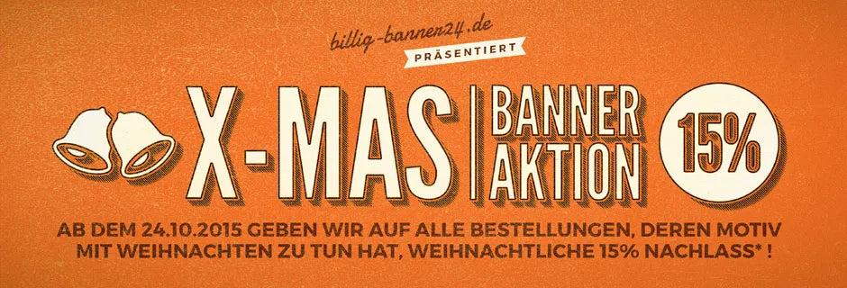Weihnachts-Banner-Rabatt-Aktion