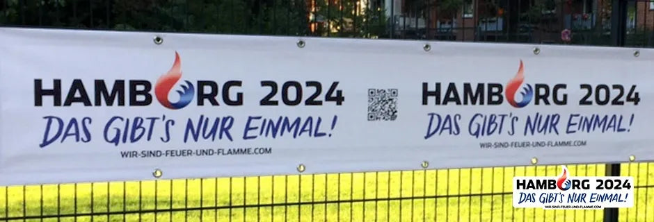 Wir sind Feuer & Flamme Werbebanner 2024