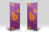 Bedrucktes Roll-Up Werbebanner 100 x 200 cm in Hamburg von Billig-Banner24 bestellen