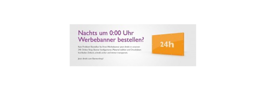 Werbebanner Shop - Werbebanner, Bauzaunbanner, Beachflag, Leuchtkästen