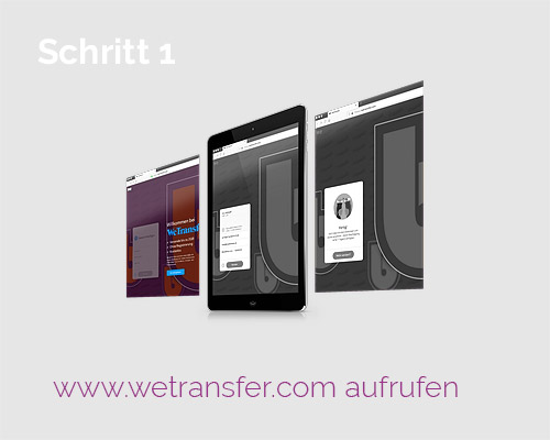 Akzeptieren der WeTransfer AGB